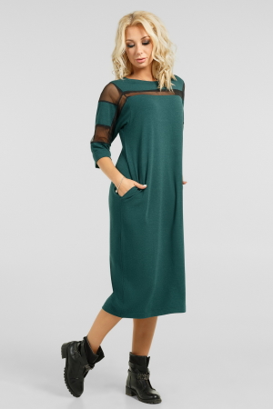 Интересное платье с сеткой|интернет-магазин vvlen.com