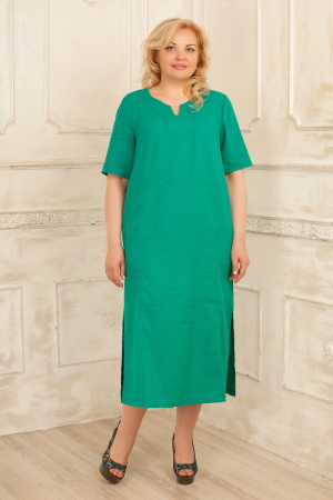 Летнее платье балахон бирюзового цвета 2328.81|интернет-магазин vvlen.com