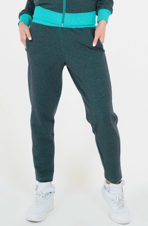 Спортивные брюки зеленого цвета 154|интернет-магазин vvlen.com