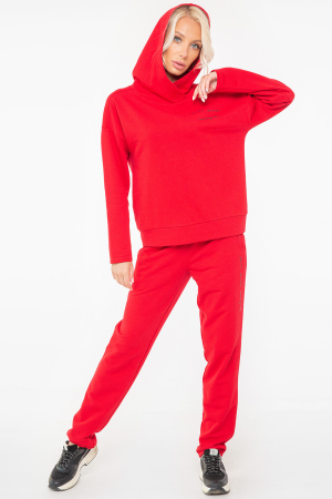 Спортивный костюм красного цвета 2905.137|интернет-магазин vvlen.com