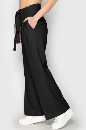 Брюки женские черного цвета 764|интернет-магазин vvlen.com