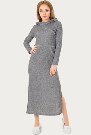 Спортивное платье  темно-серого цвета 206br|интернет-магазин vvlen.com