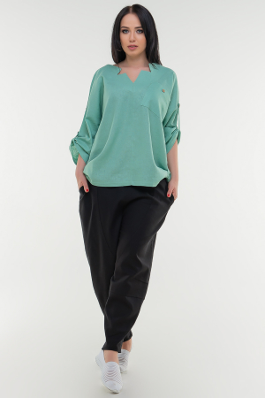 Блуза хаки цвета it 506|интернет-магазин vvlen.com