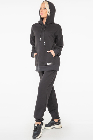 Спортивный костюм черного цвета 2943k-2943.137|интернет-магазин vvlen.com