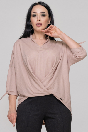 Блуза пудры цвета 2890.101|интернет-магазин vvlen.com