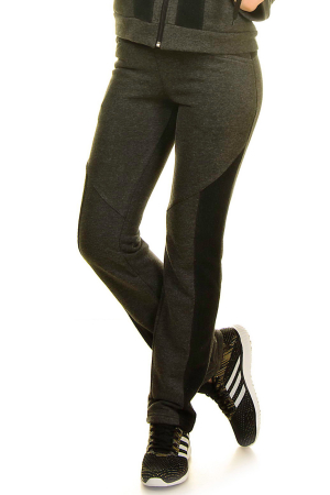 Спортивные брюки темно-серого цвета 138|интернет-магазин vvlen.com