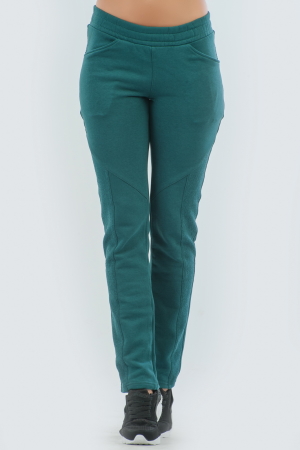Спортивные брюки зеленого цвета 138|интернет-магазин vvlen.com