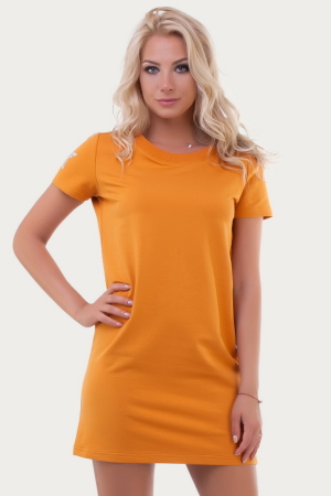Спортивное платье  желтого цвета 6003|интернет-магазин vvlen.com