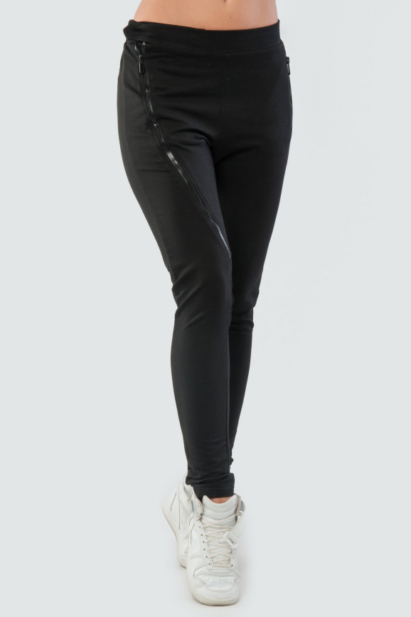 Спортивные штаны черного цвета 027|интернет-магазин vvlen.com