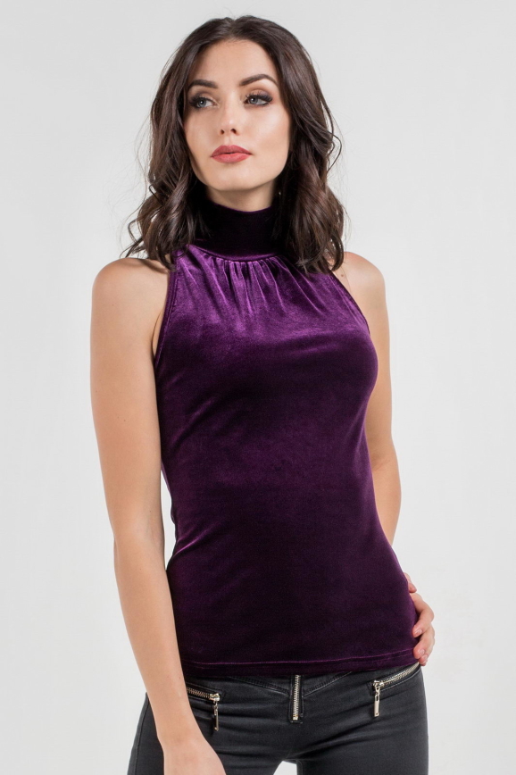 Блуза фиолетового цвета 247.26|интернет-магазин vvlen.com