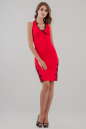 Коктейльное платье футляр красного цвета 1675.2 No0|интернет-магазин vvlen.com