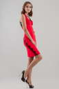 Коктейльное платье футляр красного цвета 1675.2 No1|интернет-магазин vvlen.com