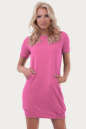 Спортивное платье  розового цвета 6001|интернет-магазин vvlen.com