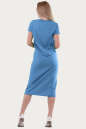 Спортивное платье  голубого цвета 6002-2 No2|интернет-магазин vvlen.com