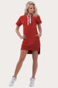 Спортивное платье  оранжевого цвета 6004 No1|интернет-магазин vvlen.com