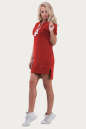 Спортивное платье  оранжевого цвета 6004 No2|интернет-магазин vvlen.com