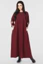 Платье оверсайз бордового цвета it 101 No0|интернет-магазин vvlen.com