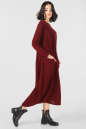 Платье оверсайз бордового цвета it 228 No1|интернет-магазин vvlen.com