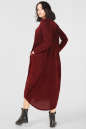 Платье оверсайз бордового цвета it 228 No3|интернет-магазин vvlen.com
