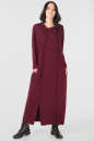 Платье оверсайз бордового цвета it 305 No0|интернет-магазин vvlen.com