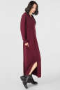 Платье оверсайз бордового цвета it 305 No1|интернет-магазин vvlen.com