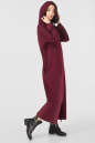 Платье оверсайз бордового цвета it 305 No2|интернет-магазин vvlen.com