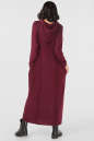 Платье оверсайз бордового цвета it 305 No3|интернет-магазин vvlen.com
