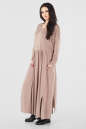 Платье оверсайз бежевого цвета it 226 No1|интернет-магазин vvlen.com