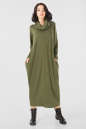Платье оверсайз хаки цвета it 1717 No0|интернет-магазин vvlen.com