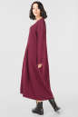 Платье оверсайз бордового цвета it 302 No2|интернет-магазин vvlen.com
