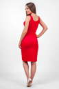 Повседневное платье майка красного цвета 2370 .2 No2|интернет-магазин vvlen.com