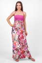 Летнее платье комбинация розового тона цвета 2367.33d29 No0|интернет-магазин vvlen.com