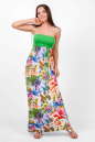 Летнее платье комбинация зеленого тона цвета 2367.33d29|интернет-магазин vvlen.com