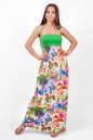Летнее платье комбинация зеленого тона цвета 2367.33d29 No2|интернет-магазин vvlen.com
