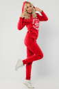 Домашний костюм красного цвета 055 No2|интернет-магазин vvlen.com