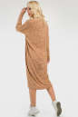 Платье оверсайз горчичного цвета 2665-2.31 No2|интернет-магазин vvlen.com