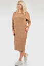 Платье оверсайз горчичного цвета 2665-2.31 No3|интернет-магазин vvlen.com