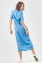 Спортивное платье  голубого цвета 6000-3 No3|интернет-магазин vvlen.com