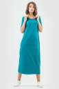 Спортивное платье  морской волны цвета 6000-3 No1|интернет-магазин vvlen.com