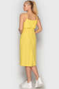 Летнее платье футляр желтого цвета 762 No2|интернет-магазин vvlen.com