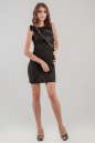 Коктейльное платье футляр черного цвета 763.18|интернет-магазин vvlen.com