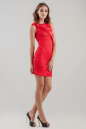 Коктейльное платье футляр красного цвета 763.18 No0|интернет-магазин vvlen.com