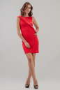 Коктейльное платье футляр красного цвета 763.18 No1|интернет-магазин vvlen.com