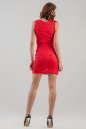 Коктейльное платье футляр красного цвета 763.18 No2|интернет-магазин vvlen.com