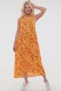 Летнее платье балахон желтого цвета 2540.84|интернет-магазин vvlen.com