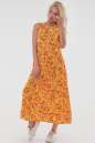 Летнее платье балахон желтого цвета 2540.84 No1|интернет-магазин vvlen.com
