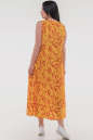 Летнее платье балахон желтого цвета 2540.84 No6|интернет-магазин vvlen.com
