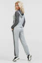Трикотажный костюм с люрексом светло-серого цвета No2|интернет-магазин vvlen.com