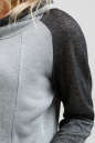 Трикотажный костюм с люрексом светло-серого цвета No5|интернет-магазин vvlen.com