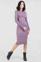 Повседневное платье футляр фрезового цвета 2431-1.31 No0|интернет-магазин vvlen.com